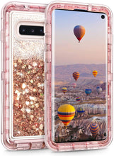 Load image into Gallery viewer, Samsung Galaxy S10 Liquid Glitter Shockproof Case
