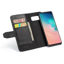 Load image into Gallery viewer, Samsung Galaxy S10 BRG Leather Wallet 2 Card-Slot Detachable Case
