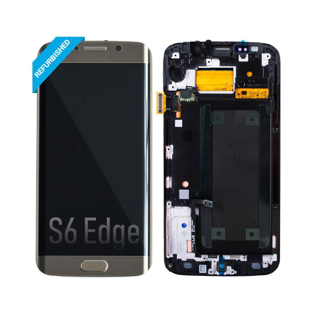 Samsung Galaxy S6 Edge OLED Screen Digitizer with Frame G925F (Refurbished)