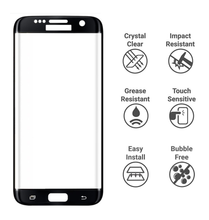 Load image into Gallery viewer, Samsung Galaxy S7 Edge Full Glue Coverage 9H Tempered Glass Screen Protector
