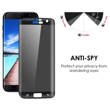 Load image into Gallery viewer, Samsung Galaxy S7 Edge Anti-Spy Privacy Tempered Glass Screen Protector
