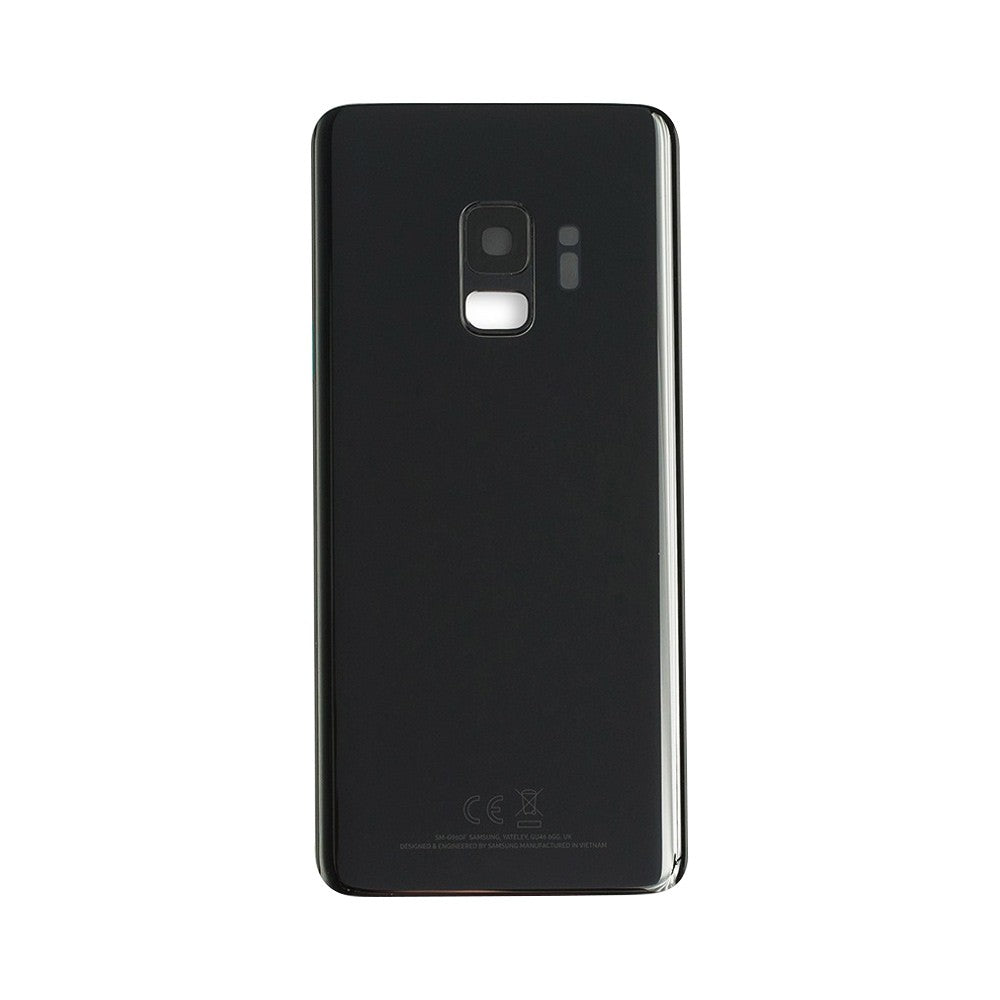 Rear Cover Glass For Samsung Galaxy S9 G960F - Midnight Black