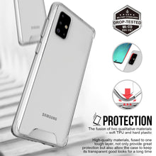 Load image into Gallery viewer, Samsung Galaxy A31 Space Collection Military Grade Drop Protection Case - Clear
