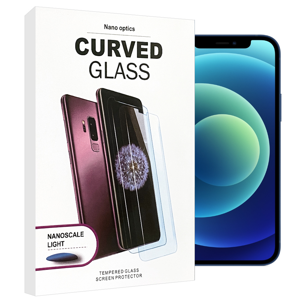 iPhone 12 / 12 Pro Nano Optics UV Curved Tempered Glass Screen Protector