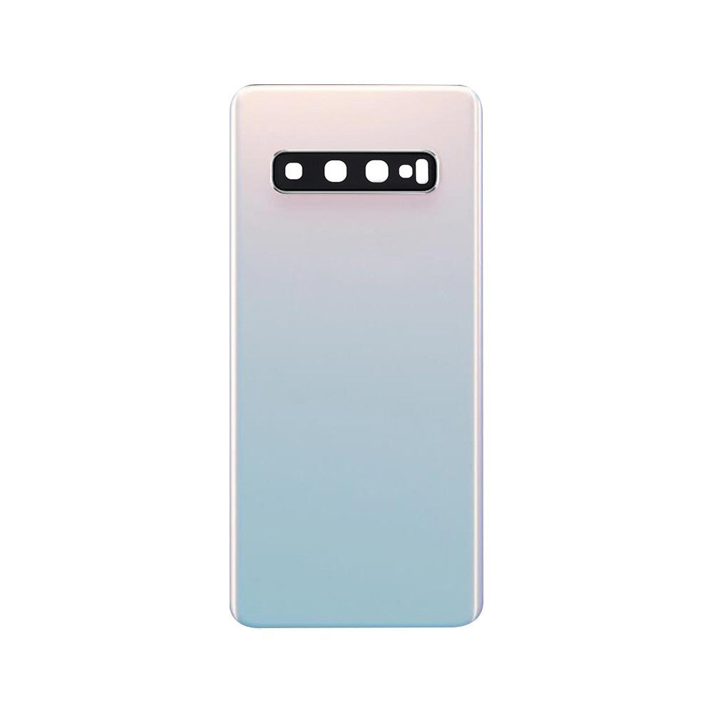 Rear Cover Glass For Samsung Galaxy S10 Plus G975F - Prism White